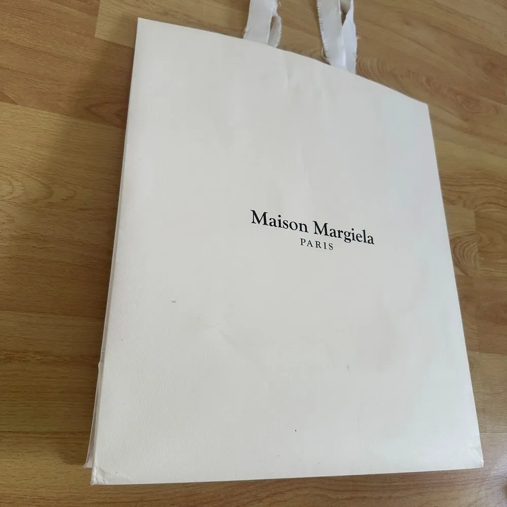 Maison Margiela Paper Shopping Bag - white large, 17.5